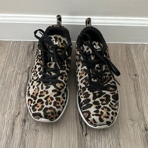 APL leopard calfskin sneakers
